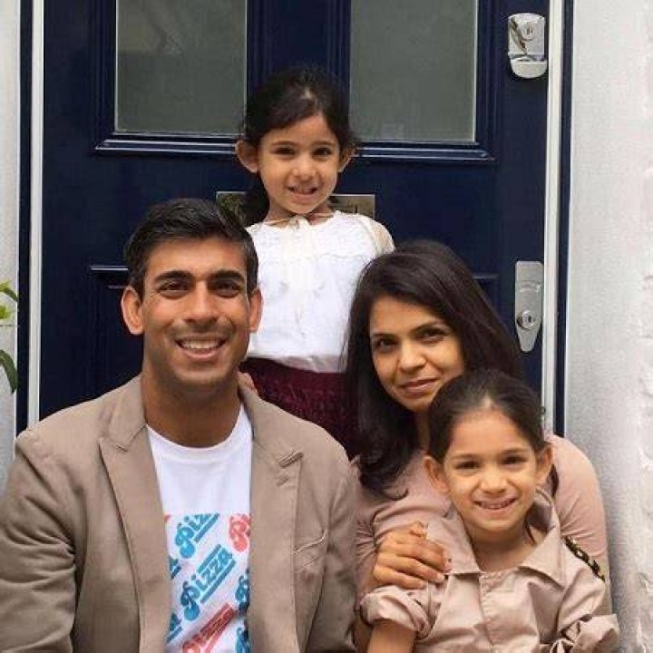 Akshata Murthy with her two daughters