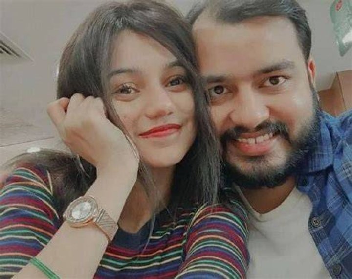 Alakh Pandey with his girlfriend