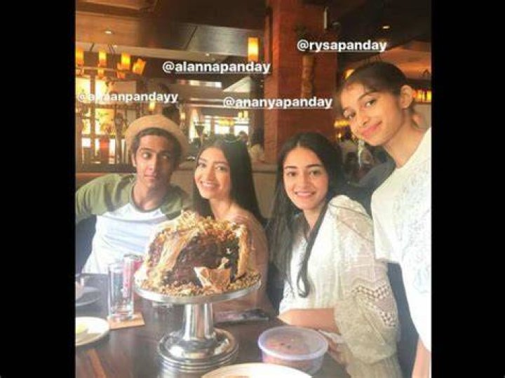 Alanna with her siblings Ahaan Panday and Ananya Pandey