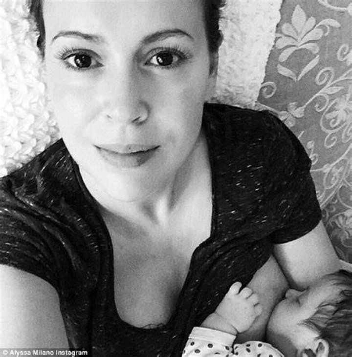Alyssa milano breastfeeding 184
