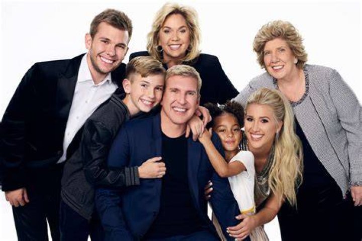 An old photo of Chrisley family