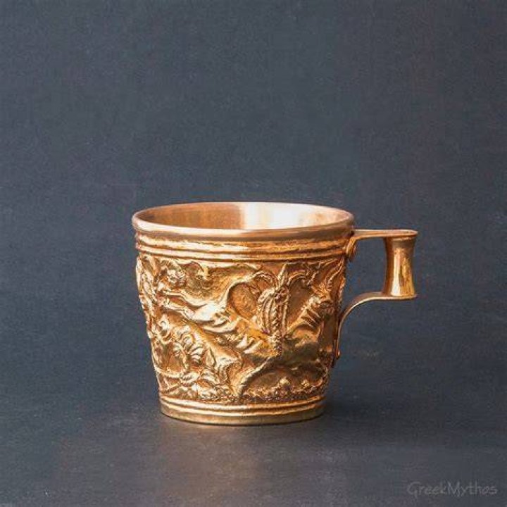 Ancient Minoan Cup Being Analyzed