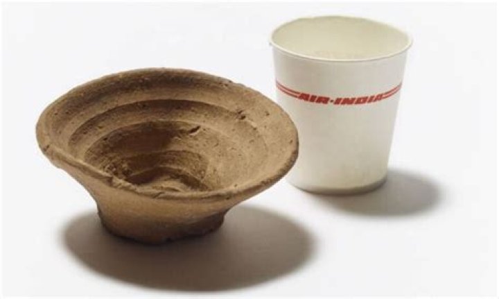 Ancient Minoan Disposable Clay Cup