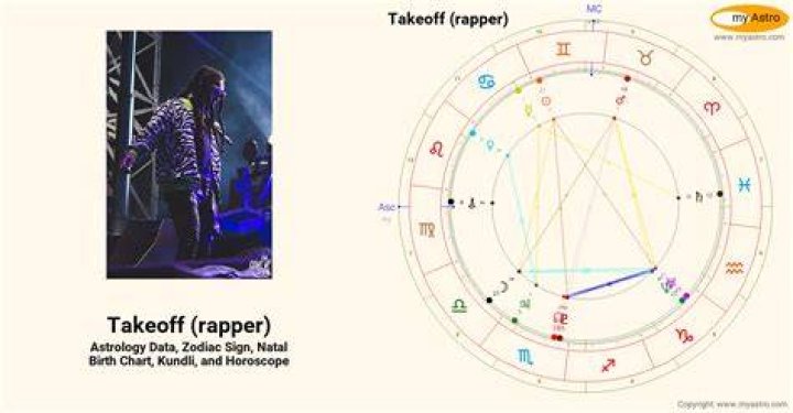 Astrology Birth Chart of Takeoff (Rapper) 2024
