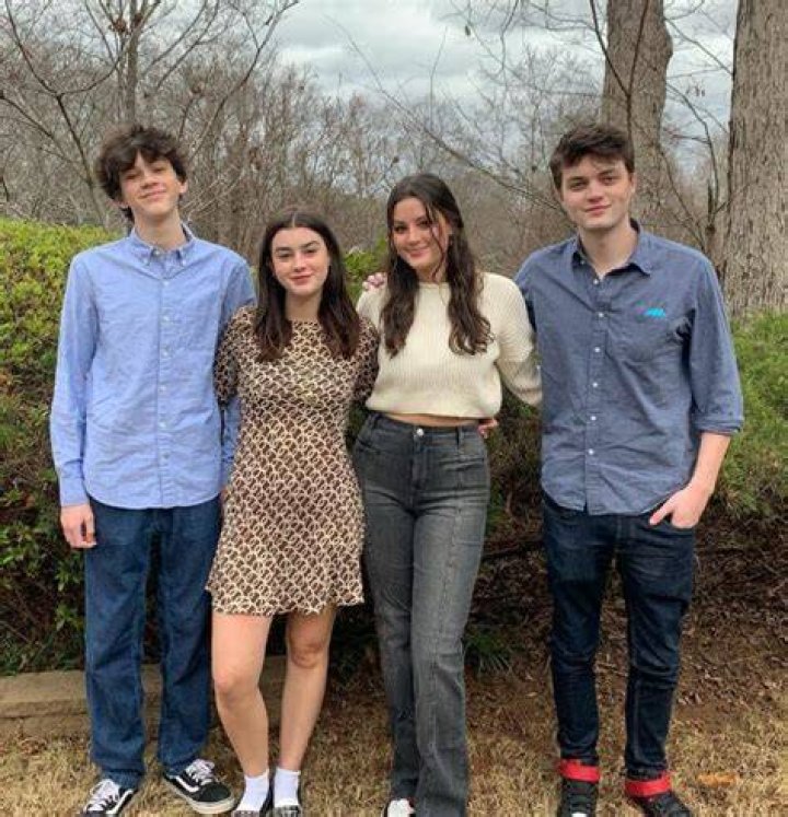 Audrey Holcomb with her friends