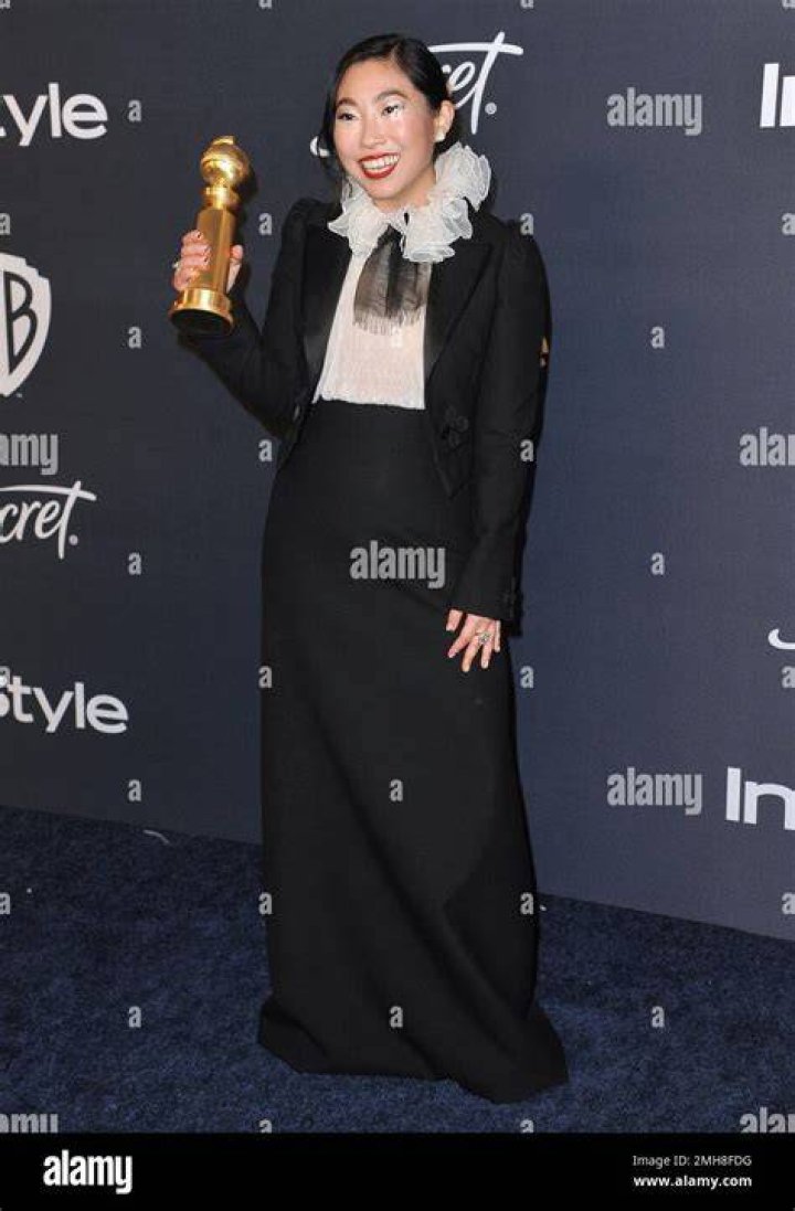 Awkwafina Instyle Golden Globes Afterparty