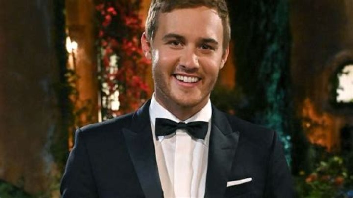Bachelor Peter Weber Wears Black Suit and Laughs With Madison Prewett in One Sleeved Pink Dress During After the Final Rose