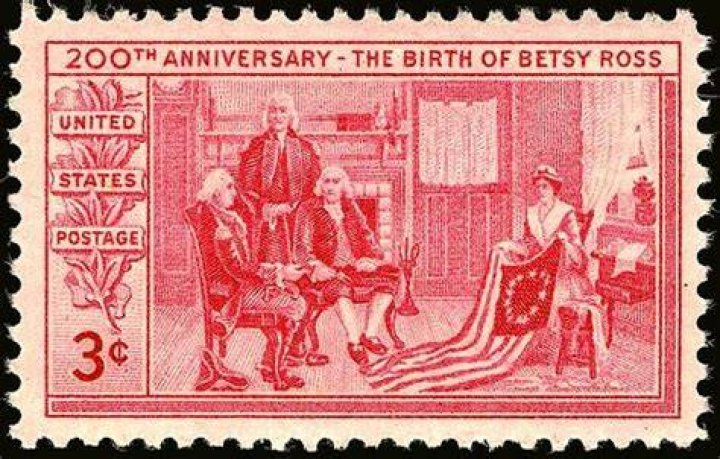 Bicentennial Betsy Ross Stamp