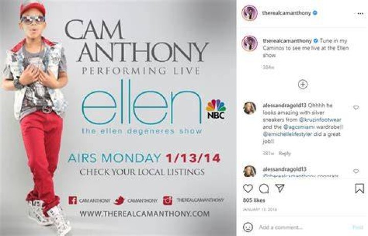 Cam Anthony wiki