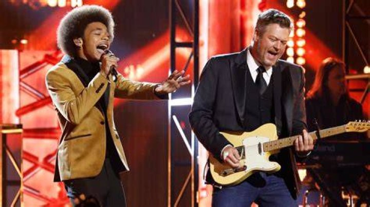 Cam Anthony with Blake Shelton