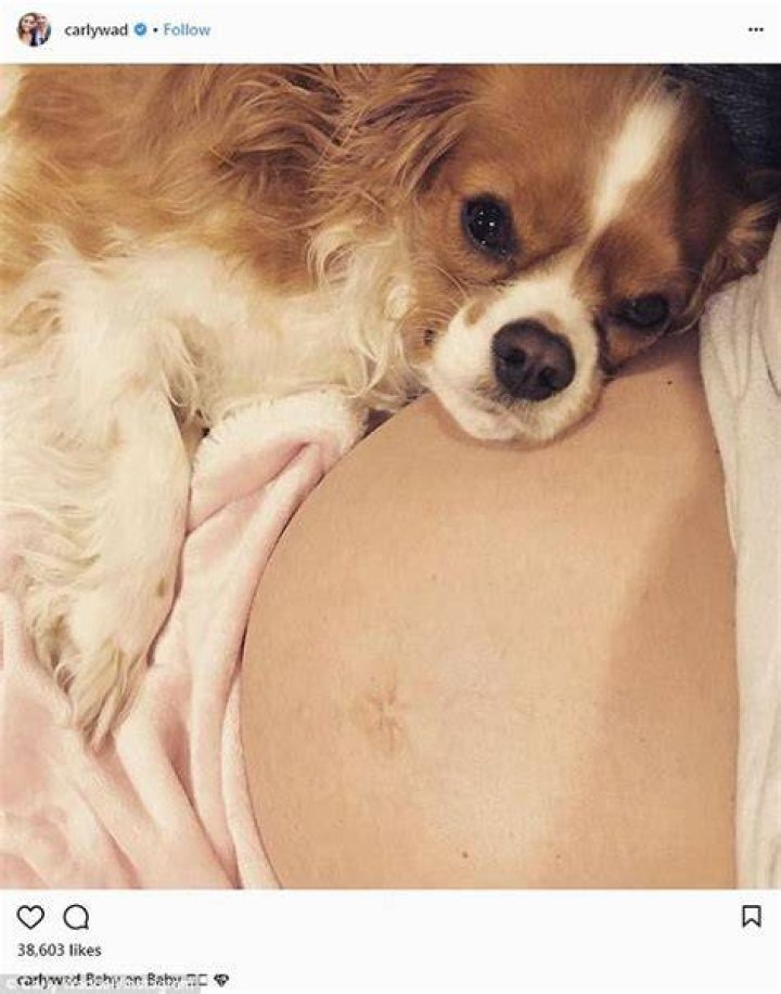 Carly Waddell with her dog