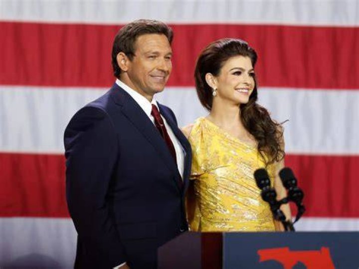 Casey Desantis with her husband Ron DeSantis and kids Madison DeSantis, Mamie DeSantis, Mason DeSantis