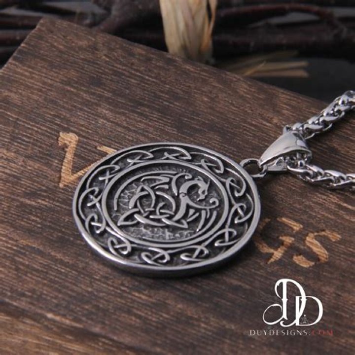 Celtic Pendant From The Side