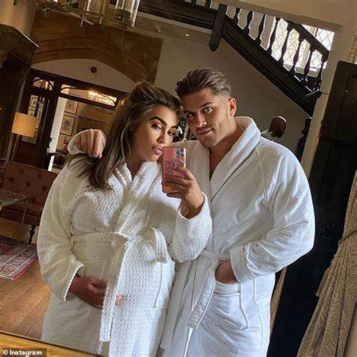 Charles Drury with his girlfriend