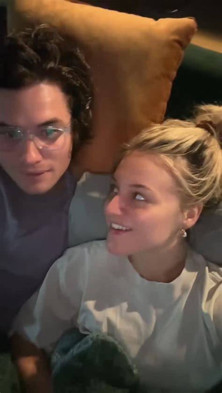 Chase Stokes Instagram story with Rylie Walker