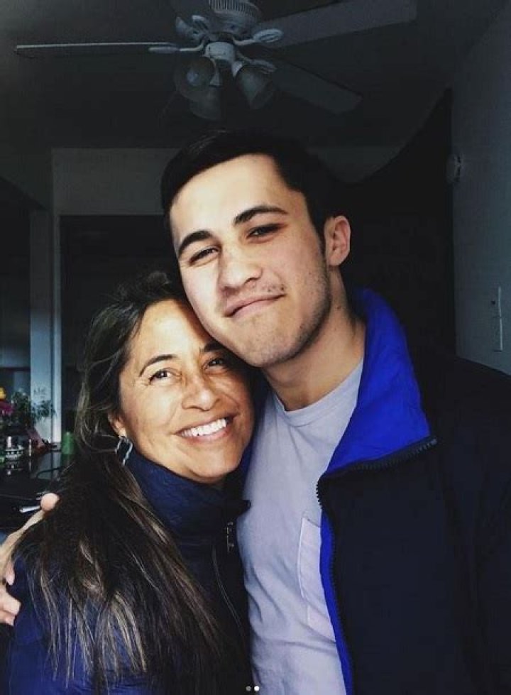 Chris olsen with his biological mother