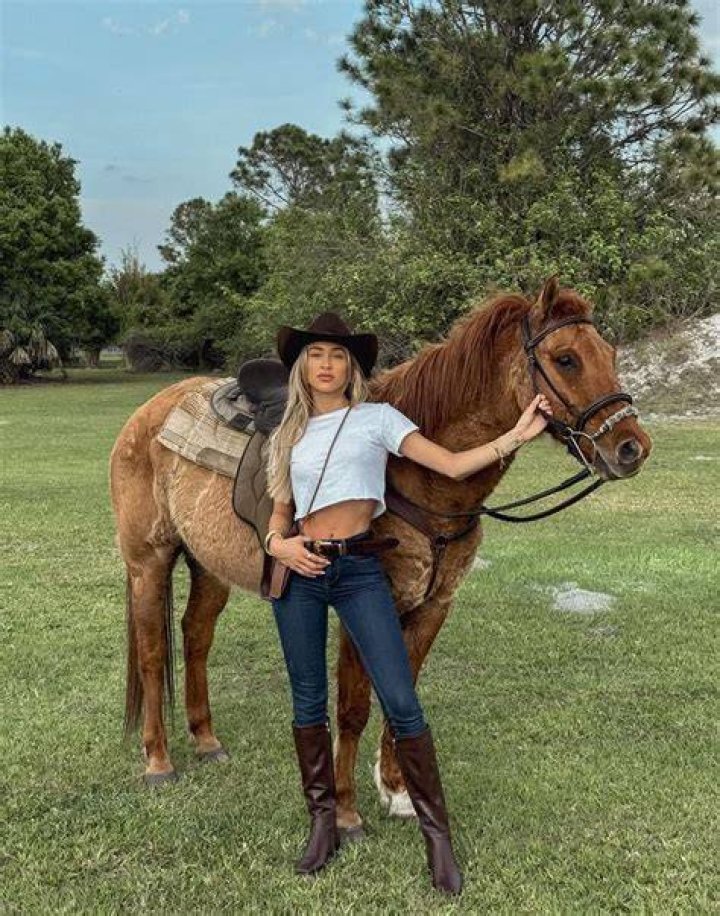 Cindy Prado likes horse riding