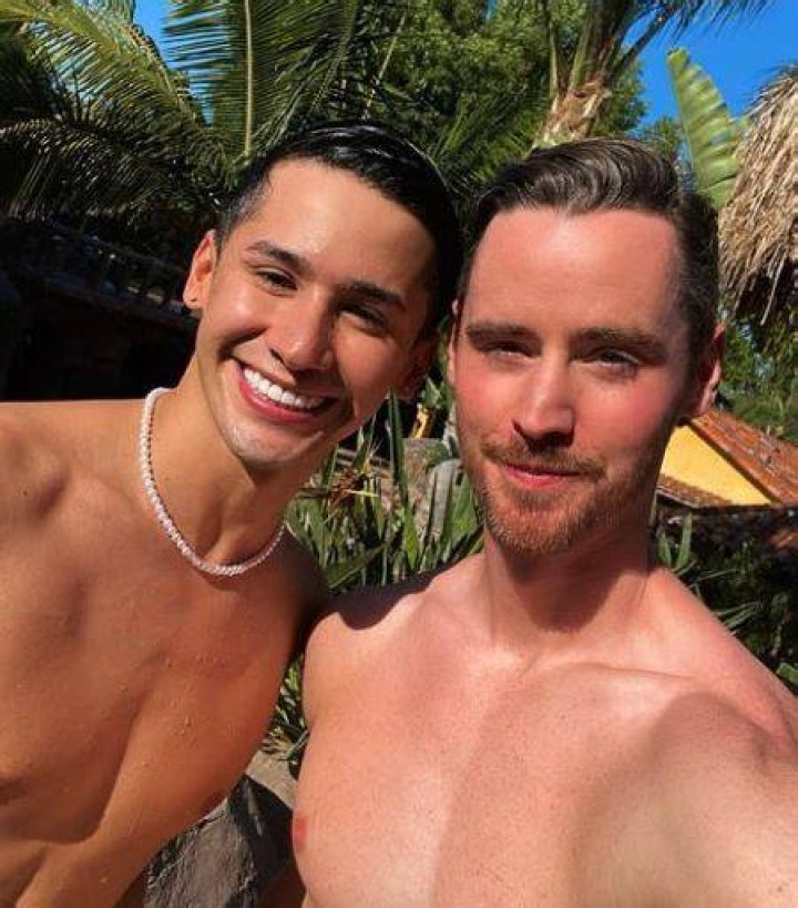 Dan Benson with Liam Riley