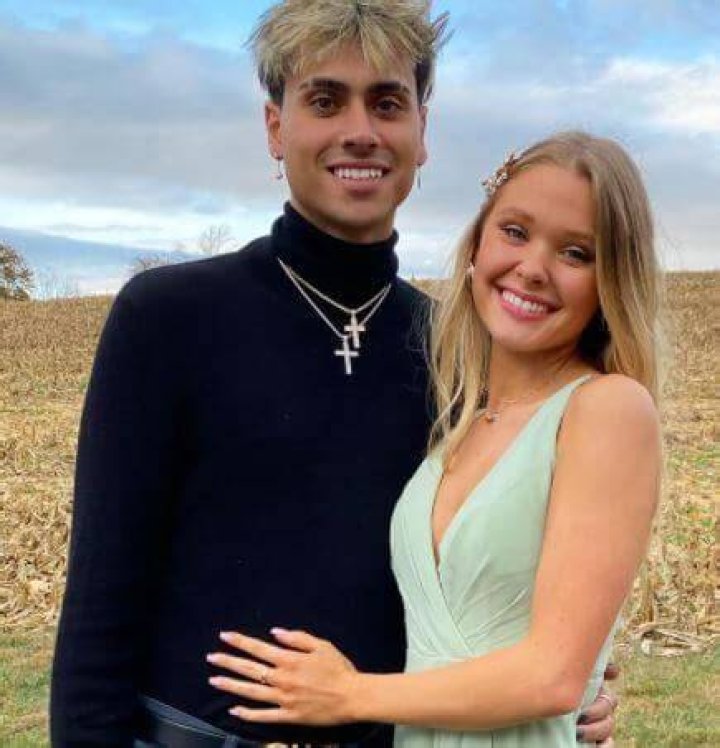 Darius Dobre with his girlfriend