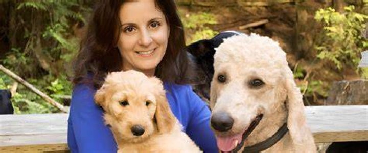 Deborah and her pet dogs