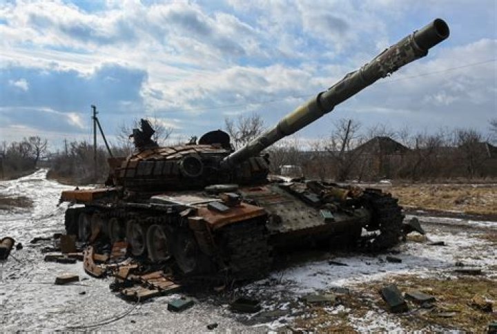 Destroyed Tank