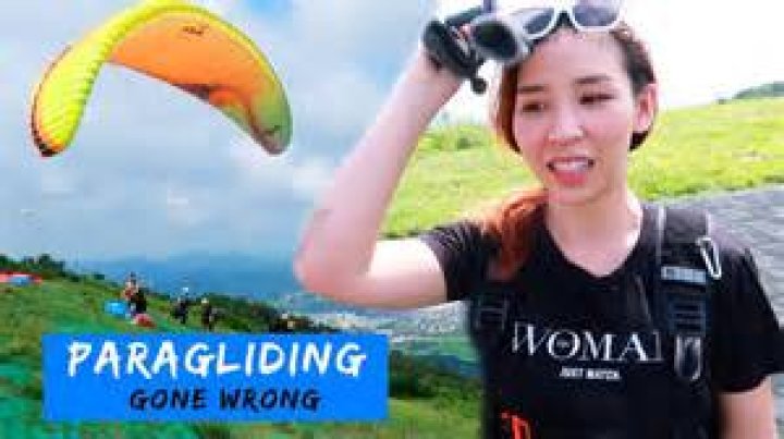 Domelipa went for paragliding