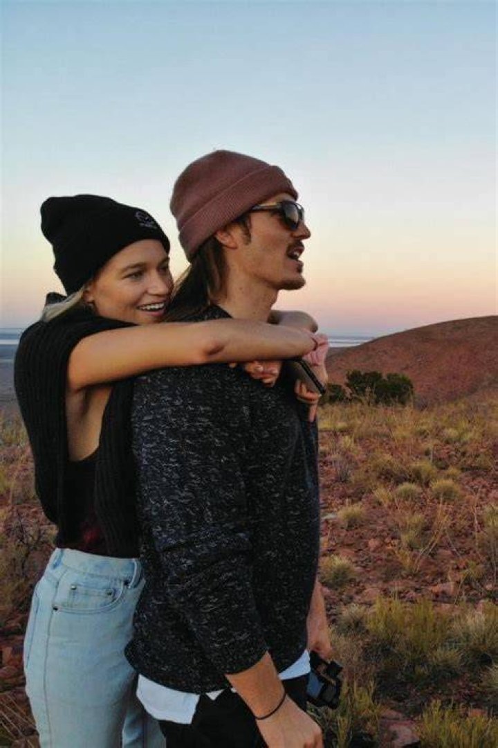 Ellidy Pullin was photographed with her late husband Alex Pullin aka Chumpy (famous Australian snowboarder)