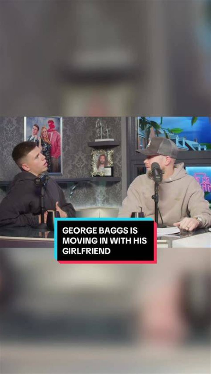 George Baggs with his girlfriend