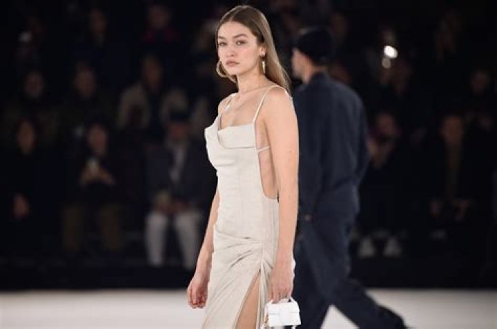 Gigi Hadid Pregnant Walking in Chanel Fashion Show