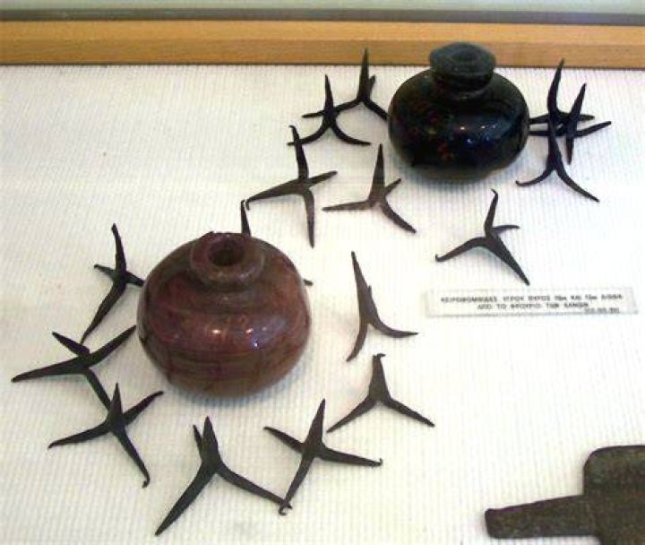Greek Fire Grenades And Caltrops