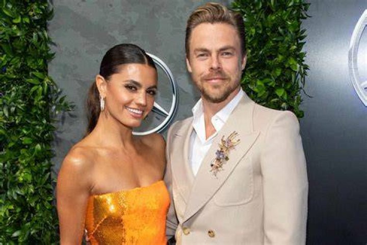 Hayley Erbert and Derek Hough Instyle Golden Globes Afterparty