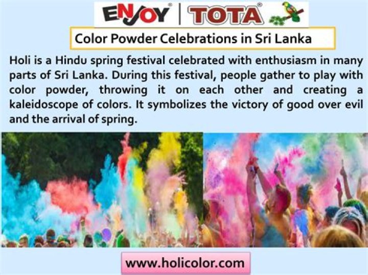 Holi In Sri Lanka