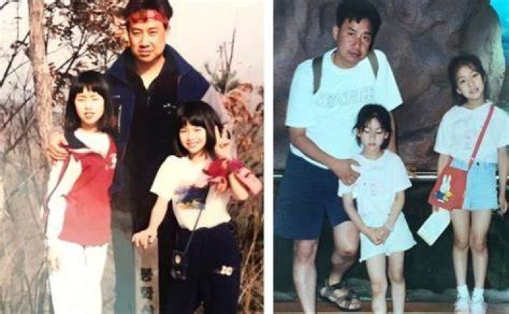 HoYeon Jung with her parents