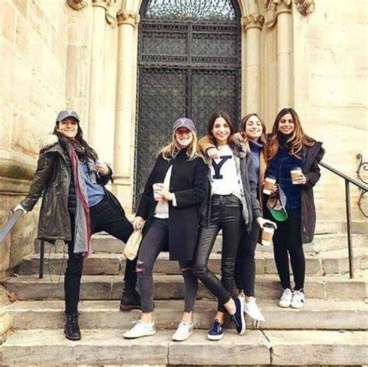 Isha with her college friends