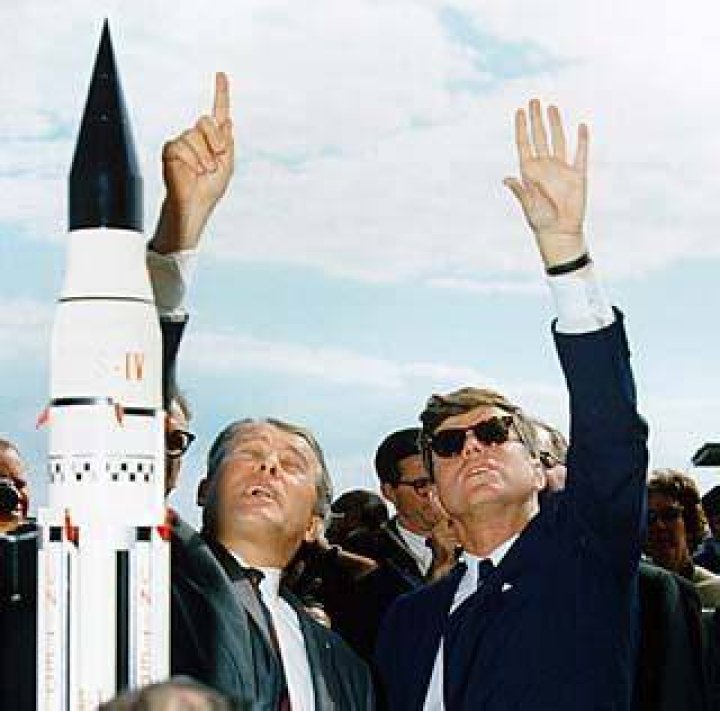 JFK With Wernher Von Braun