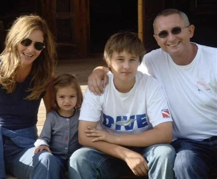 Johnny Elichaoff with his wife and kids