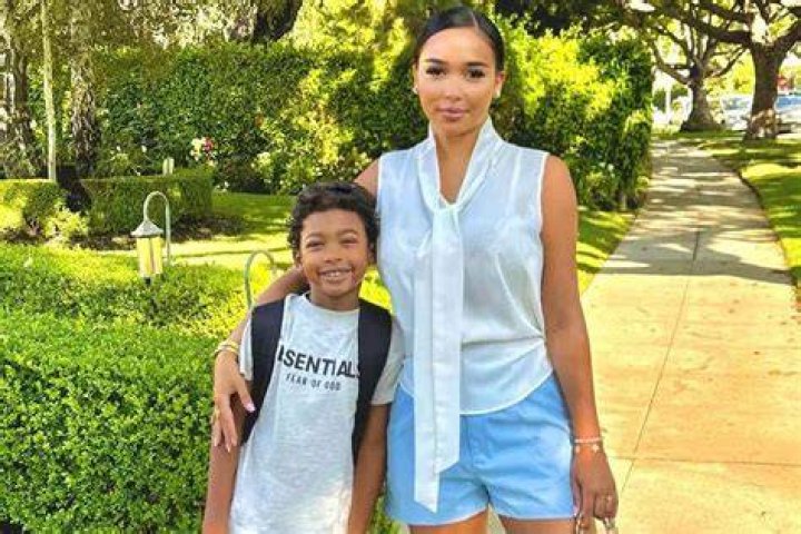 Jordan Craig with her son Prince Oliver Thompson