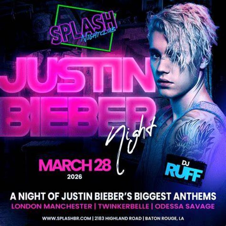 justin bieber splash justin bieber splash