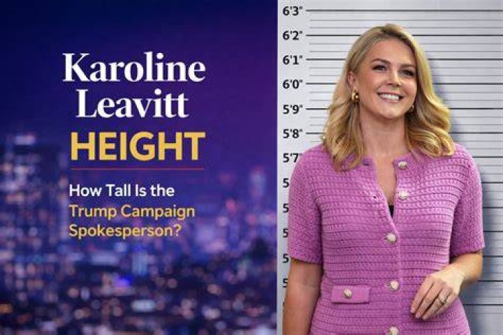 Karoline Leavitt height