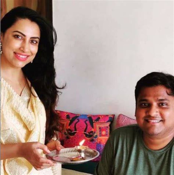Kranti Redkar with her Rakhi brother Omkar Mangesh