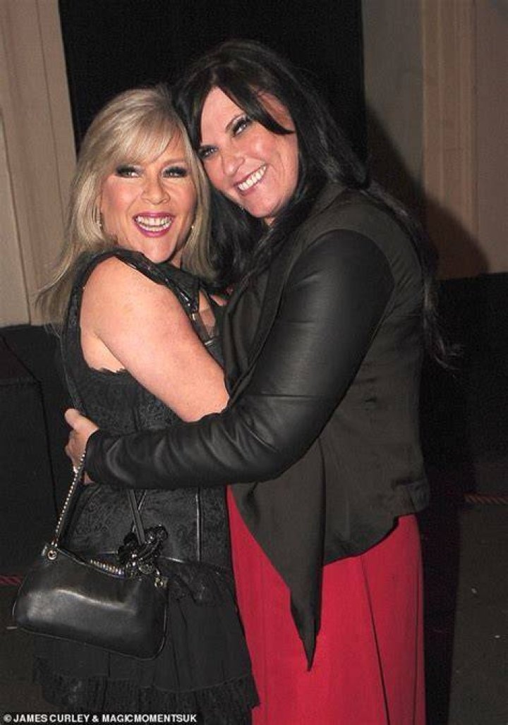 Linda with her partner Samantha Fox and children