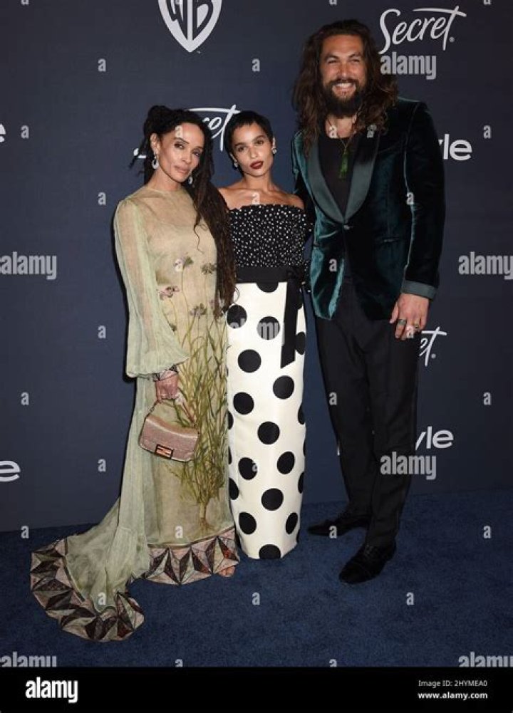 Lisa Bonet, Zoe Kravitz, Jason Momoa Instyle Golden Globes Afterparty