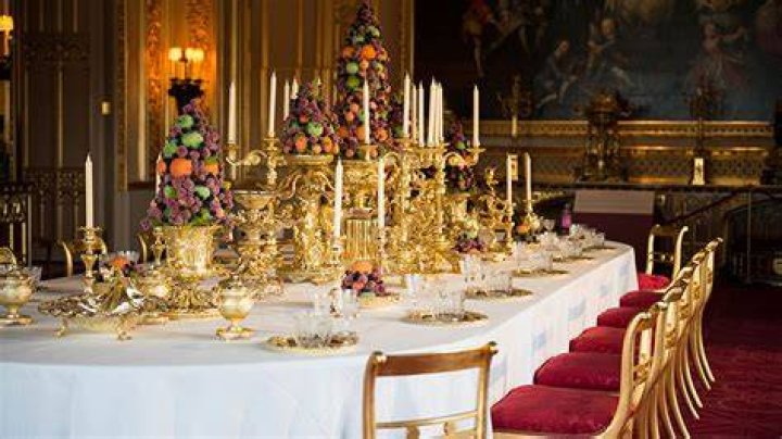Lunch At Windsor Castle In 1969