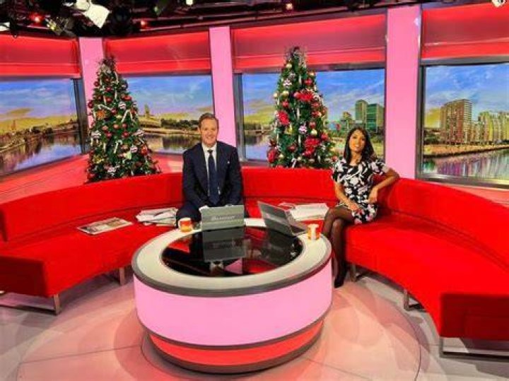 Luxmy with Dan Walker at BBC Breakfast