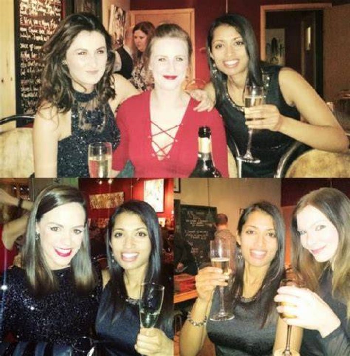 Luxmy with her friends