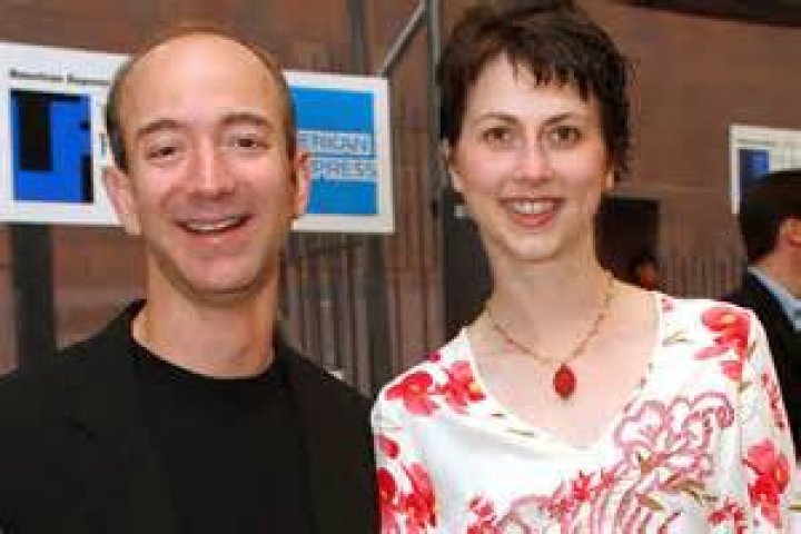 Mark Bezos with his wife Lisa Rogers