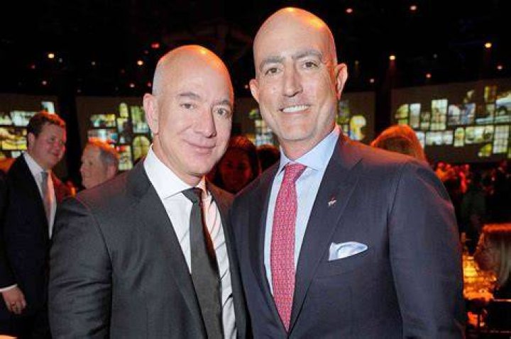 Mark Bezos's mother Jacklyn Bezos and step-brother Jeff Bezos