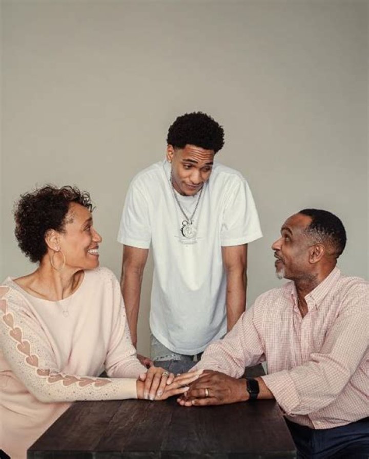 Mikey with his parents Devin Tua and Katie Tua