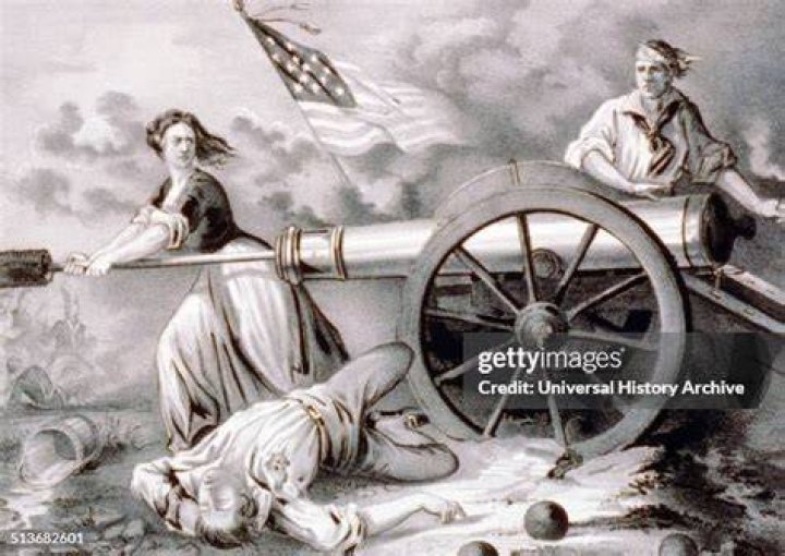 Molly Pitcher Firing Cannon