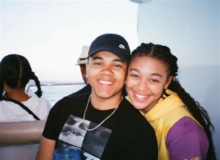 Mychala Lee with her boyfriend